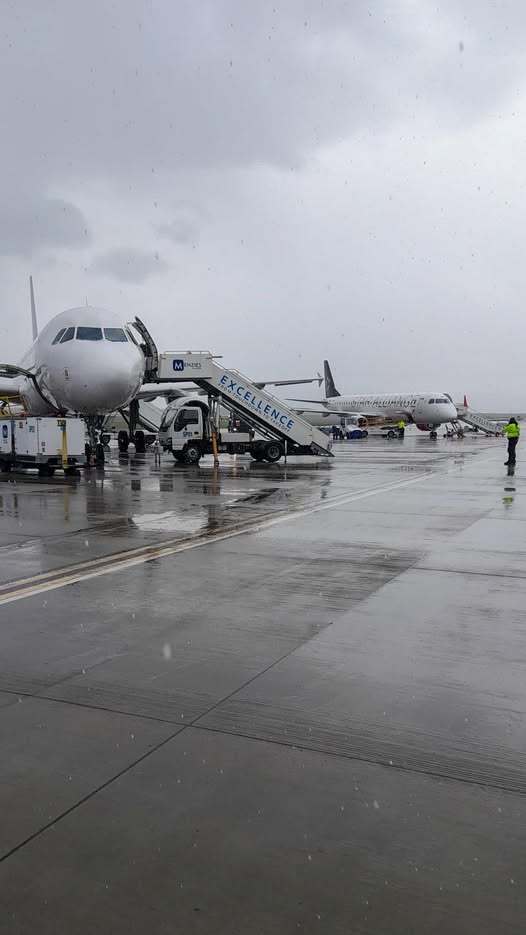 Oficialii Aeroportului Sibiu, despre vreme: Astăzi a fost ca pe Netflix – episod nou la fiecare oră