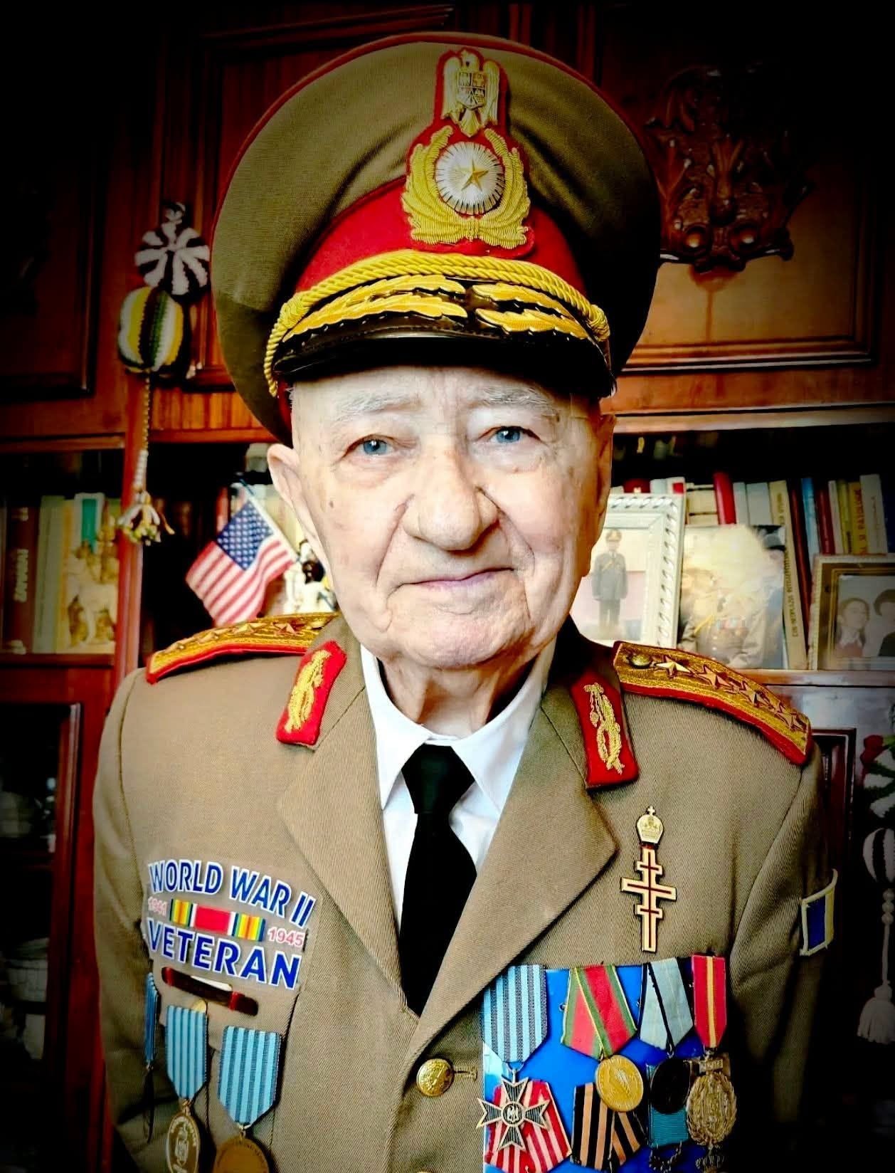 Forţele Terestre Române: România se desparte de unul dintre ultimii săi mari eroi - Generalul în retragere Ştefan Dimofte, veteran de război, a murit la vârsta de 104 ani