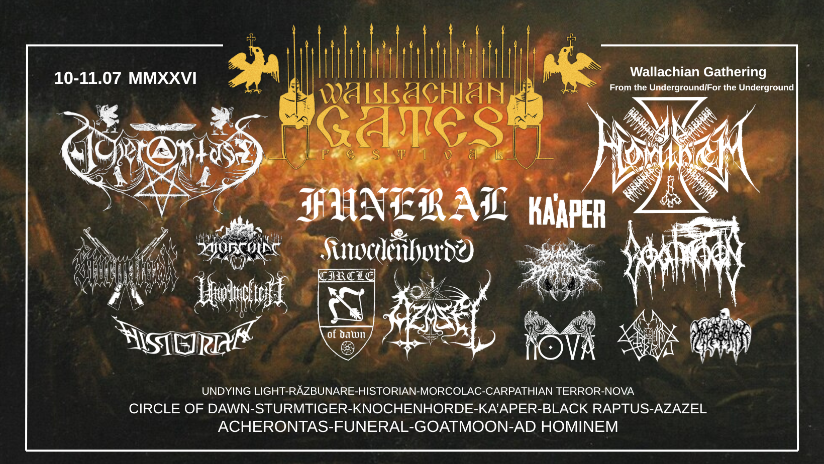 Organizatorii anunță anularea Wallachian Gates, festival de black metal național-socialist, care urma să aibă loc la Buzău și care a pus în alertă autoritățile