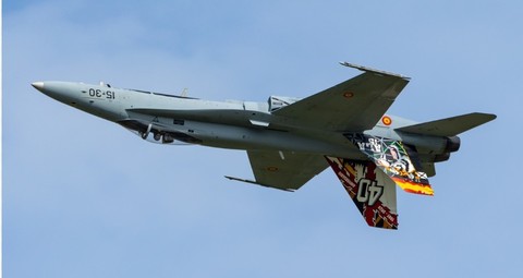 Ministerul Apărării Naţionale: Şapte aeronave F-18M Hornet ale Forţelor Aeriene Spaniole au sosit la Baza Aeriană 86 Borcea pentru a prelua misiunile de Poliţie Aeriană / Militarii români au încheiat misiunea de Poliţie Aeriană din statele baltice