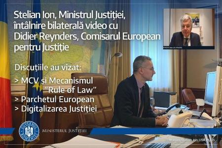 Ministrul Stelian Ion şi comisarul UE pe justiţie au discutat joi despre desfiinţarea Secţiei speciale 