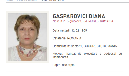 Diana Gasparovici, condamnată în dosarul ”Trofeul Calităţii” alături de Adrian Năstase, localizată în Suedia la 10 ani de la pronunţarea sentinţei