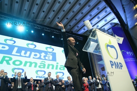 PMP şi-a lansat candidaţii pe versurile ”Fie să renască”; Steriu: Îl vom trimite pe Traian Băsescu la Palatul Victoria!