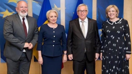 Dăncilă, după vizita la CE: Există nemulţumire faţă de situaţia din România. Preşedintele CR mi-a cerut să avem o bună înţelegere, a spus că luptele politice nu au ce căuta dacă vrem ca preşedinţia română a Consiliului UE să fie un succes