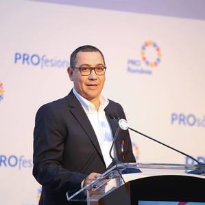 Victor Ponta: Parlamentarii ProRomania vor vota la vedere pentru moţiunea de cenzură, deoarece considerăm că România are nevoie de un Guvern mult mai bun decât cel actual; el spune că este pesimist în privinţa rezultatului