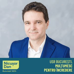 USR Bucureşti anunţă oficial că Nicuşor Dan este candidatul al filialei pentru Primăria Capitalei