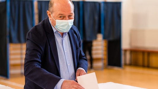 ALEGERI LOCALE 2020 - Traian Băsescu: Votul a decurs ca în perioada de pandemie, dar normal. Oamenii să iasă la vot dacă vor să aibă un primar bun ca mine
