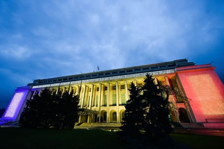 Mesajul Guvernului de Anul Nou: Să începem anul 2021 cu încredere că vom trece cu bine încercările pandemiei, pentru ca viaţa să revină cât mai curând la normal/ Palatul Victoria, iluminat în culorile Tricolorului
