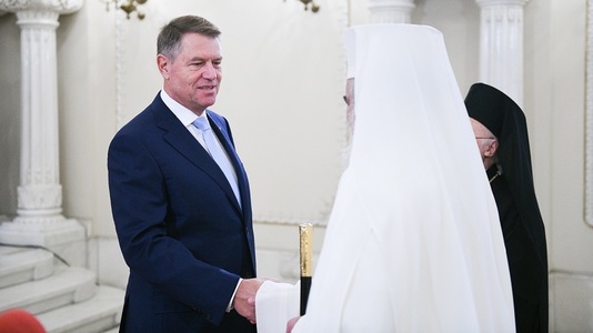 Preşedintele Klaus Iohannis se întâlneşte cu Patriahul Daniel