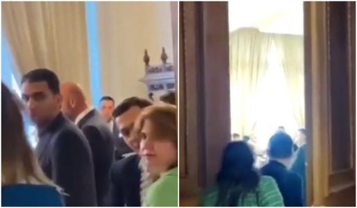 Petrecere de ziua lui Ludovic Orban la Parlament / Imagini difuzate în spaţiul public arată persoane fără mască de protecţie / Cîţu: Nu am văzut. Vă daţi seama că nu pot să comentez