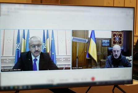 UPDATE - Vasile Dîncu, videoconferinţă cu omologul ucrainean / Ne-a confirmat faptul că se disctruge tot mai mult infrastructura şi formele de supravieţuire