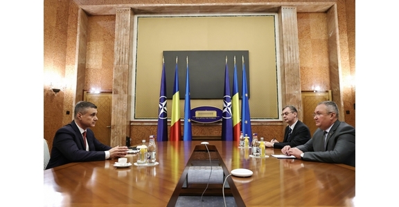 Premierul Nicolae Ciucă l-a primit pe ambasadorul Israelului la Bucureşti, David Saranga, la încheierea misiunii acestuia în România / Discuţii despre stadiul relaţiilor bilaterale