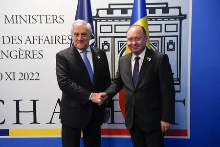 Ministrul de Externe Bogdan Aurescu şi omologul său Antonio Tajani au agreat organizarea unei noi şedinte comune de Guvern România-Italia şi a unui Forum de Afaceri