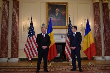 Bogdan Aurescu, convorbire telefonică cu secretarul de stat al SUA, Antony Blinken - Au discutat despre împlinirea unui an de la declanşarea războiului în Ucraina, consolidarea Flancului Estic al NATO şi întărirea Parteneriatului Strategic