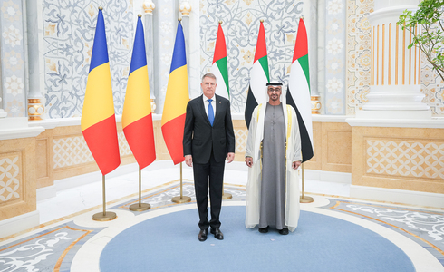 UPDATE - Preşedintele Klaus Iohannis s-a întâlnit cu Alteţa Sa Mohamed bin Zayed Al Nahyan, preşedintele Emiratelor Arabe Unite: România şi Emiratele Arabe Unite sunt parteneri angajaţi să aprofundeze şi să diversifice legăturile bilaterale