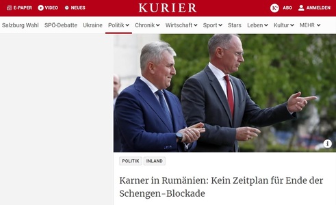 Cum s-a văzut în presa de la Viena vizita lui Karner în România