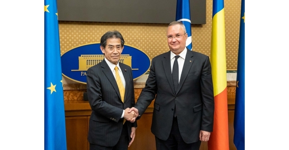 Premierul Ciucă, discuţii cu preşedintele Asociaţiei de prietenie România - Japonia despre derularea proiectelor japoneze, inclusiv despre perspectiva finalizării podului de la Brăila