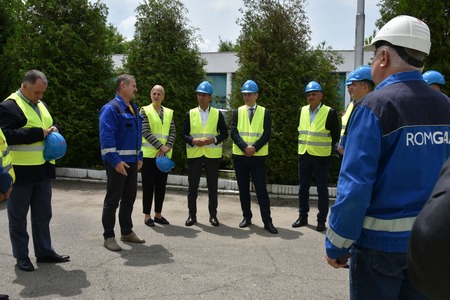 Ministrul Energiei, vizită la Centrala de la Iernut / Virgil Popescu: Centrala va fi finalizată în trimestrul 4 – 2024