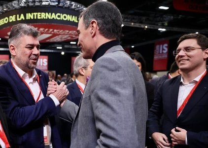 Ciolacu, premierului spaniol, în ziua alegerilor legislative: Multă baftă în alegeri, Pedro Sánchez!