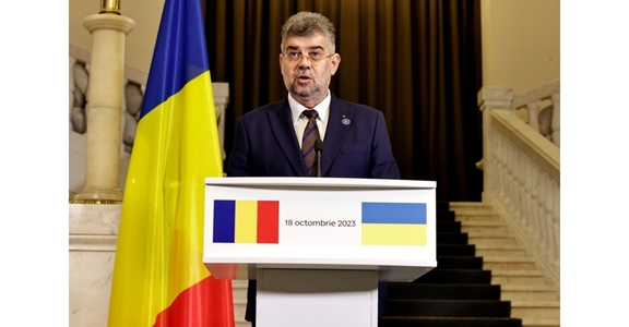 Premierul Marcel Ciolacu anunţă că limba oficială pentru minoritatea română din Ucraina este limba română, nu cea „moldovenească”