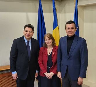 Sorin Grindeanu, discuţii cu ambasadorii Statelor Unite în România şi Grecia: Am discutat despre conectivitatea în regiune, pe axa nord-sud/ Am reamintit în acest context nevoia de a se asigura navigabilitatea Dunării