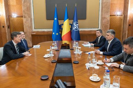 Premierul Marcel Ciolacu a discutat cu noul ambasador al Marii Britanii în România, Giles Portman