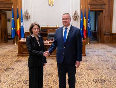 Nicolae Ciucă, întâlnire cu noua ambasadoare a Greciei în România:  I-am transmis aprecierea autorităţilor de la Bucureşti pentru susţinerea pe care ţara sa a manifestat-o în favoarea admiterii României în Spaţiul Schengen şi în OCDE