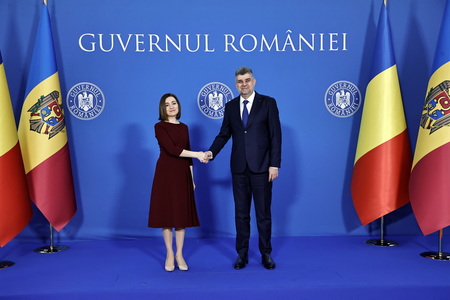 Premierul Marcel Ciolacu a primit-o la Palatul Victoria pe Maia Sandu: Foarte bucuros să reconfirm sprijinul ferm al României pentru parcursul european al Republicii Moldova