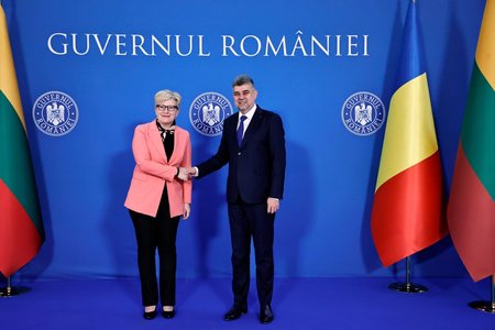 Premierul Ciolacu, discuţii cu omologul lituanian privind parteneriatul strategic / Şeful Executivului a transmis că e recunoscător pentru sprijinul Lituaniei în aderarea României la Schengen