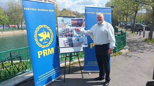 Candidatul PRM la Primăria Capitalei Dorel Constantin Onaca promite bucureştenilor locuri gratuite de parcare