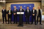 Alianţa Dreapta Unită şi-a lansat candidaţii la Primăria şi Consiliul Judeţean Iaşi / Marius Bodea candidează pentru funcţia de primar al municipiului, iar Petru Movilă pentru şefia CJ Iaşi