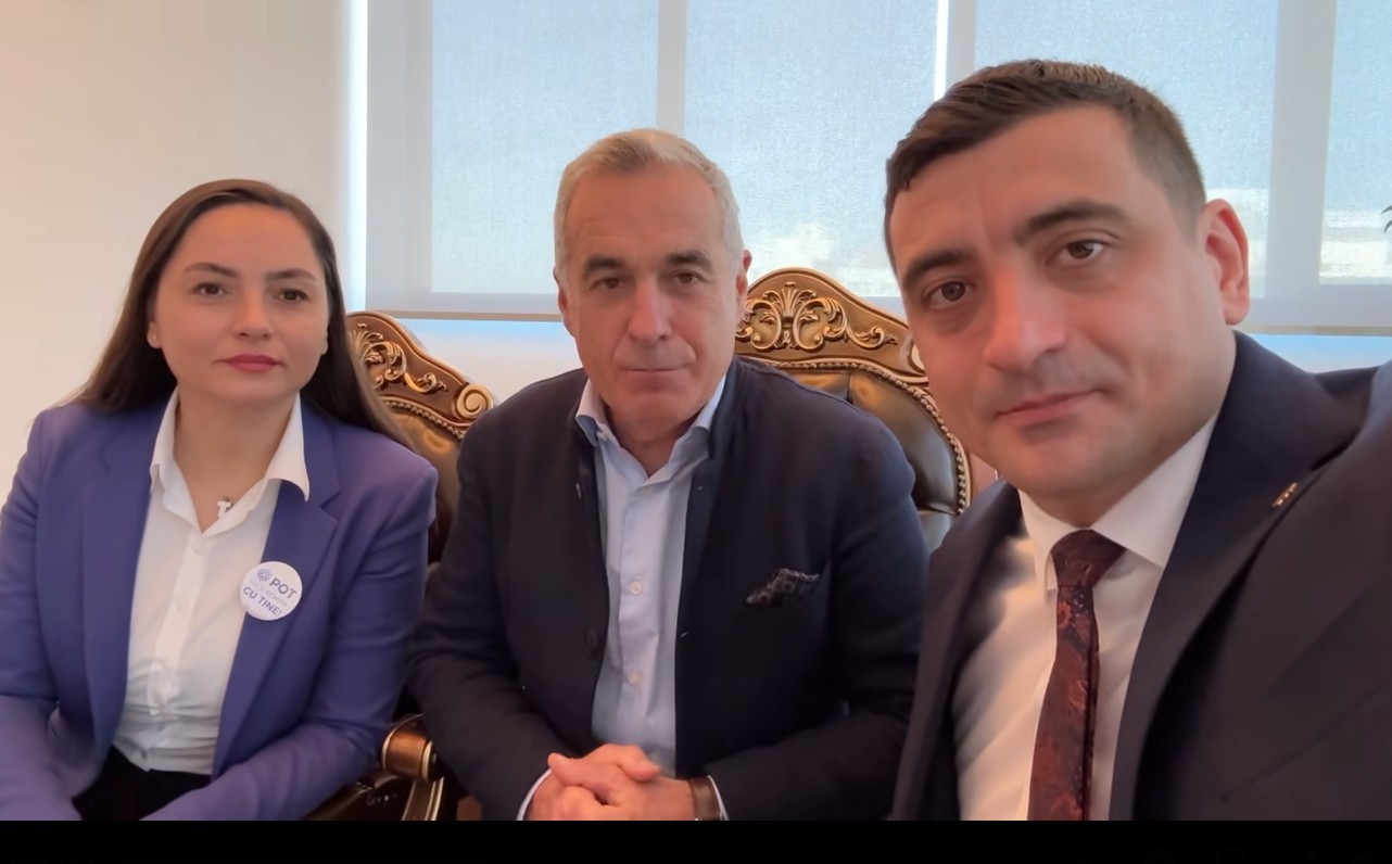 Călin Georgescu, mesaj alături de George Simion şi Ana Maria Gavrilă, după violenţele de la BEC: Mulţumesc poporului român pentru tot ceea ce face, dar vă rog încă o dată, totul în linişte, totul în pace / Ce au declarat liderii AUR şi POT – VIDEO
