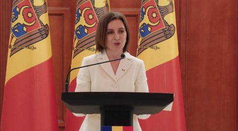 Maia Sandu, alături de Volodimir Zelenski şi Nicuşor Dan: Acum 35 de ani harta regiunii noastre se schimba/ Eram trei ţări sărace la marginea Europei, cu economii ruinate şi cu viitorul incert; astăzi trei state europene stăm la aceeaşi masă, respectate