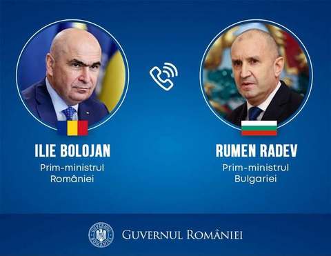 Ilie Bolojan, convorbire telefonică cu premierul Bulgariei, Rumen Radev, despre deteriorarea situaţiei de securitate din Marea Neagră şi atacurile asupra navelor comerciale