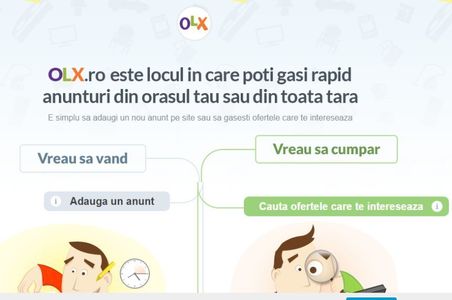 OLX.ro schimbă strategia şi permite utilizatorilor să publice un anunţ gratuit pe lună pentru vânzarea maşinii  