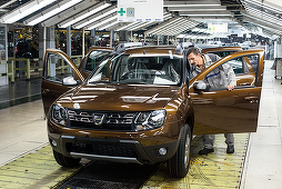 Dacia şi-a majorat profitul net cu 20% anul trecut, la 447,9 milioane lei, pe afaceri în uşoară creştere. Vânzările auto au stagnat, dar au crescut livrările de piese