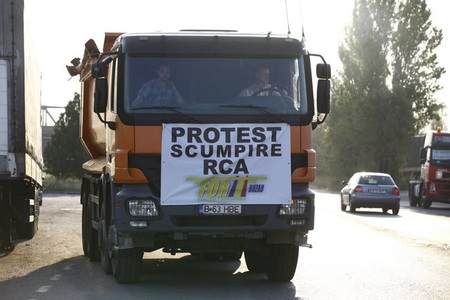 Iaşi: Protestul transportatorilor s-a încheiat; la acţiune au participat şi 30 de camionagii care nu aveau voie să intre în oraş
