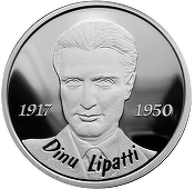 BNR lansează o monedă de argint la aniversarea a 100 de ani de la naşterea lu Dinu Lipatti