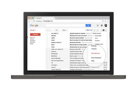 Gmail suportă extensii native, o funcţionalitate dedicată utilizatorilor de business