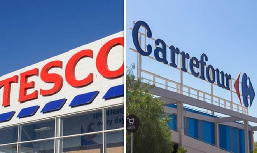 Tesco şi Carrefour au format o alianţă strategică pe termen lung pentru a-şi îmbunătăţi competitivitatea