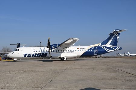 Prima aeronavă din seria celor nouă de tip ATR 72-600 a intrat în flota Tarom