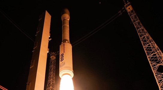 Racheta europeană Vega, operată de Arianespace, lansează sâmbătă 53 de sateliţi americani mici, concurând SpaceX şi Rocket Lab pe piaţa din SUA