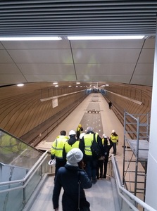 Ministerul Transporturilor prezintă imagini cu noua staţie de metrou Valea Ialomiţei - VIDEO
