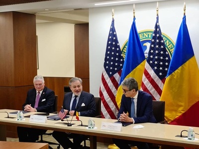 UPDATE - Ministrul Economiei, Energiei şi Mediului de Afaceri Virgil-Daniel Popescu: România şi SUA parafează un acord privind  Reactoarele 3 şi 4 de la Cernavodă şi cooperarea în domeniul nuclear
