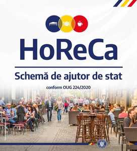 Ministerul Economiei lansează schema de ajutor pentru HoReCa / Înscrierea se va putea face de la ora 10.00, până în 12 iulie, la ora 20.00 - VIDEO