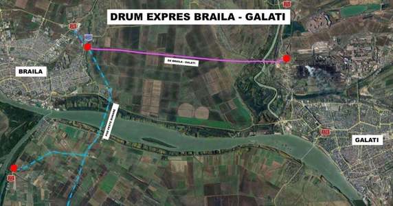 Cătălin Drulă anunţă că au început lucrările la drumul Expres Brăila-Galaţi 