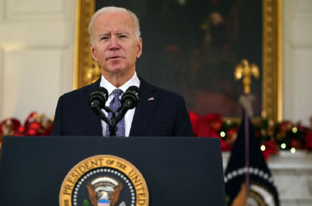 Preşedintele SUA Joe Biden a declarat miercuri că administraţia sa impune sancţiuni companiei Nord Stream 2