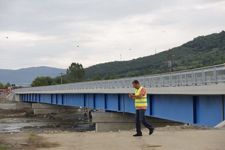 Primul pod realizat pe drumurile naţionale din judeţul Buzău după 1989 a fost inaugurat marţi - FOTO