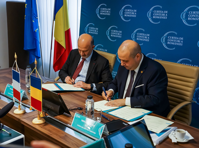 Memorandum de Înţelegere între Curtea de Conturi a României şi Curtea de Conturi a Franţei. Cele două instituţii se angajează în schimburi de experienţă pentru îmbunătăţirea metodelor de audit public extern şi pentru formarea auditorilor - FOTO