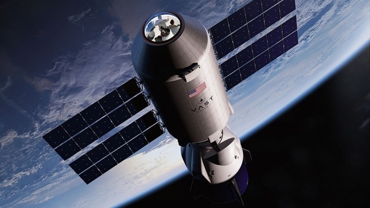 Startupul Vast vrea să lanseze pe orbită o staţie spaţială de dimensiunea unui autobuz, cu ajutorul SpaceX, până în 2025